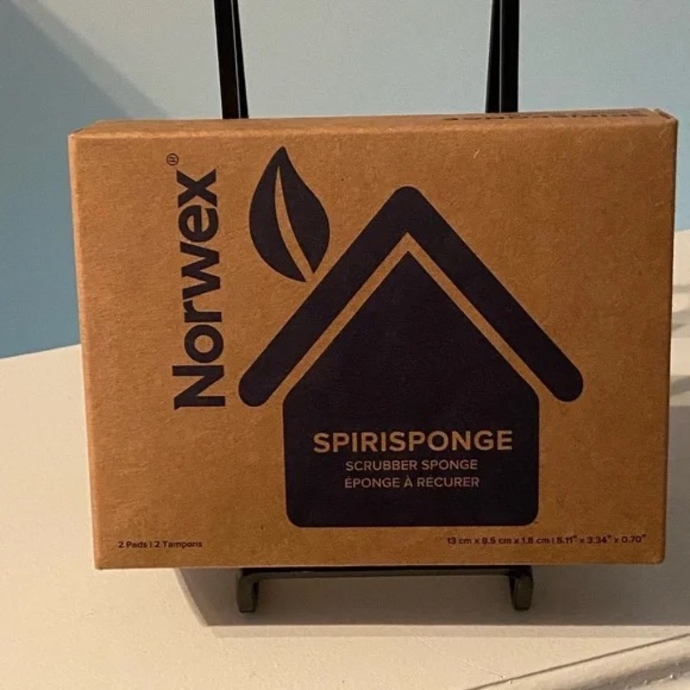 Norwex Spirisponge Scrubber Sponge NIB